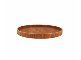 Serve round D35 walnut