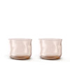 Set 2 Swirl S tumblers terracotta