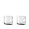 Set 2 Swirl S tumblers transparant