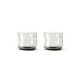 Set 2 Swirl S tumblers donkergrijs