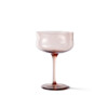 Set 2 Swirl coupes bordeaux