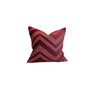 Kussen Agnes burgundy 50x50cm incl. vulling