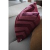 Kussen Agnes burgundy 50x50cm incl. vulling