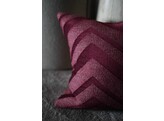 Kussen Agnes burgundy 50x50cm incl. vulling