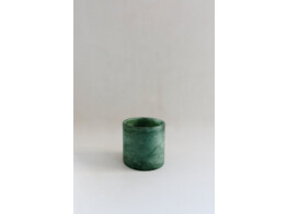Theelicht S albast groen 9cm