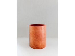 Odette albast terracotta windlicht breed laag