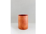 Odette albast terracotta windlicht breed laag