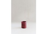 Theelicht XS albast bordeaux 7cm hoog
