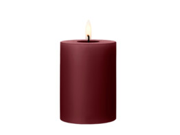 Led cilinderkaars h10cm deep wine 44/2