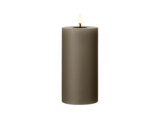 Led cilinderkaars h15cm caviar 77