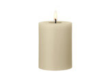 Led cilinderkaars h10cm pale ginger 14