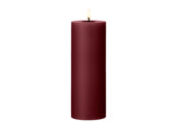 Led cilinderkaars h20cm deep wine 44/2