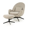 Fauteuil Ryan taupe zora