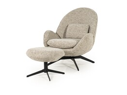 Fauteuil Ryan taupe zora