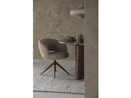 Stoel Alissa taupe oro