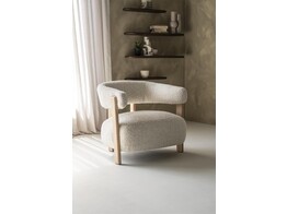 Fauteuil Lola beige hush