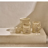 NERIDA windlicht steengoed 15 8 x h16 cm beige