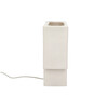 ECLIPSE tafellamp steengoed L 28 x W 10 x H 27 cm wit