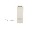 ECLIPSE tafellamp steengoed L 28 x W 10 x H 27 cm wit