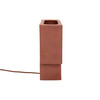 ECLIPSE tafellamp steengoed 28 x 10 x h27 cm terracotta
