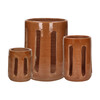 OPIA windlicht terracotta DIA 11 x H 14 cm terracotta