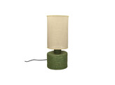 KOSI tafellamp zeegras / jute DIA 20 x H 48 cm groen