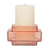 XL theelicht Isla quartz pink