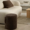 Pouf Teddy Espresso dia 35cm