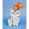 Marni owl vaas L lichtblauw