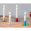 Duo tone candle holder pink green