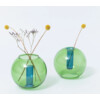 Bubble vase M green blue