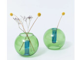 Bubble vase M green blue
