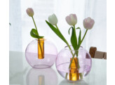 Bubble vase M lilac peach