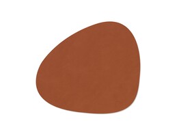 Table mat curve L nupo rust