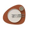 Table mat curve L nupo rust