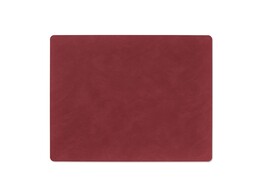 Table mat square L nupo red