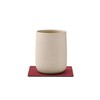 Glass mat square nupo red