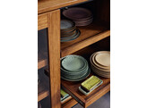 70s ceramics side plate fleck per stuk