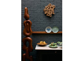 70s ceramics side plate fleck per stuk
