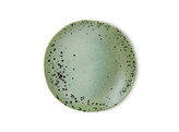 70s ceramics side plate fleck per stuk