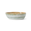 70s ceramics pasta bowl petal per stuk