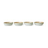 70s ceramics pasta bowl petal per stuk