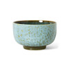 70s ceramics noodle bowl verdigris