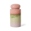 70s ceramics storage jar glaze
