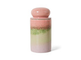70s ceramics storage jar glaze