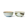 70s ceramics ramen bowls minimalist set of 2