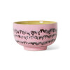 70s ceramics noodle bowl bubble