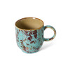 70s ceramics cafe mug patina