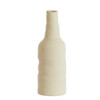 Vaas deco h42cm Sesto keramiek mat creme