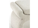 Bankje ecru boucle 119cm x h48cm
